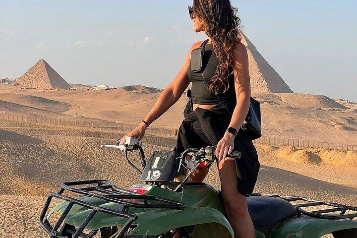Private Tour Giza Pyramids, Sphinx, Lunch, camel ,shopping tour & Quad bike Ride
