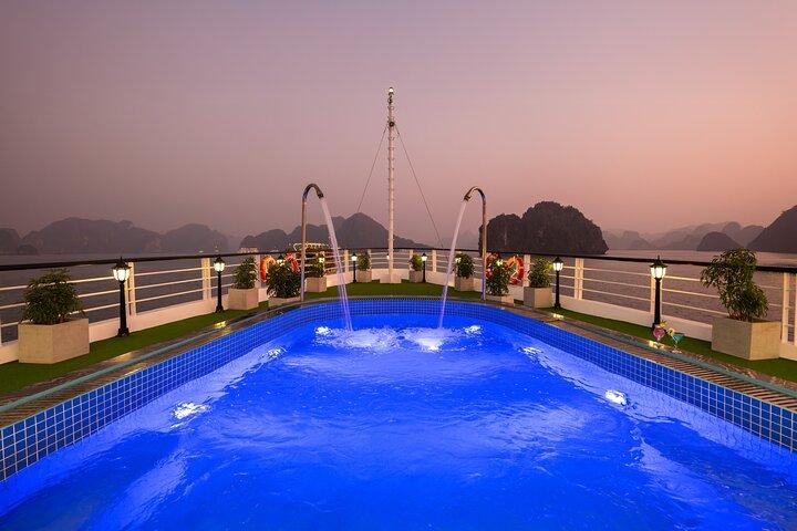 New Doria Cruise 2 days 1night exploring Lan Ha Bay with transfer