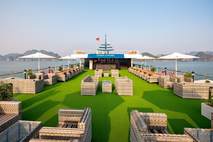 New Doria Cruise 2 days 1night exploring Lan Ha Bay with transfer