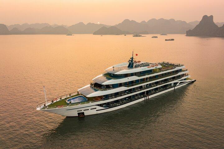 New Doria Cruise 2 days 1night exploring Lan Ha Bay with transfer