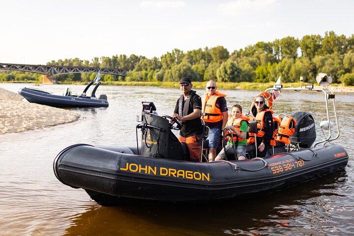 Thrilling Speedboat Ride on River in Warsaw