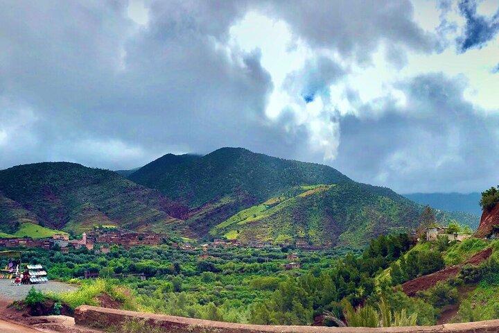 Marrakech Atlas Mountains Ourika Valley Waterfalls Hike and Lunch