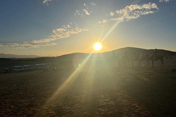 Agafay Desert Camel Ride Marrakech Magical Sunset with Show