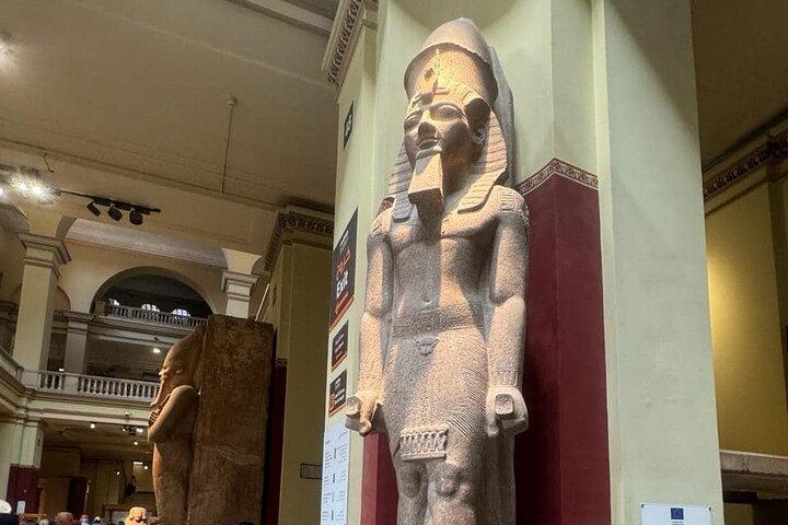 Cairo 8 Hour Private Tour Giza Pyramids & Egyptian Museum Bazaar