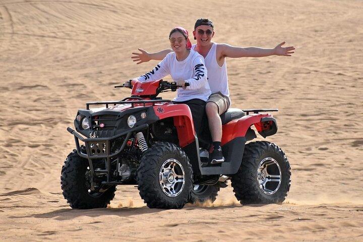 Hurghada 3Hr Desert ATV Quad Safari and Camel with Bedouin Visit