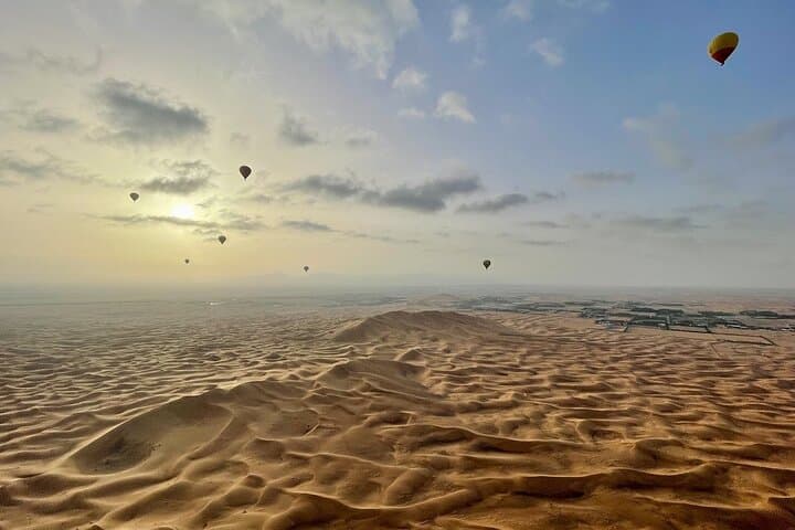 Sunrise Hot Air Balloon Flight with Breakfast Camel Ride and more