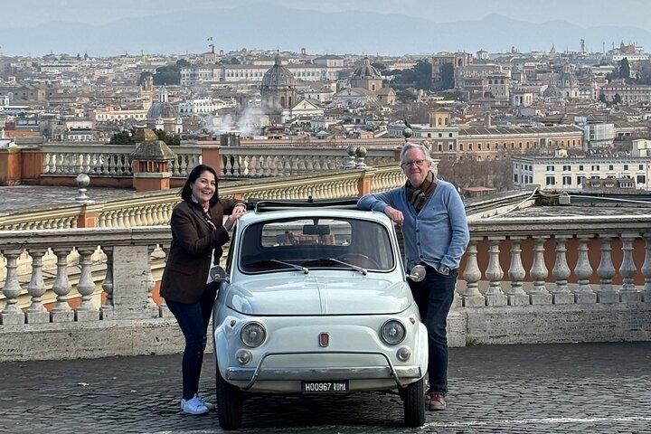 Rome Fiat 500 Vintage tour