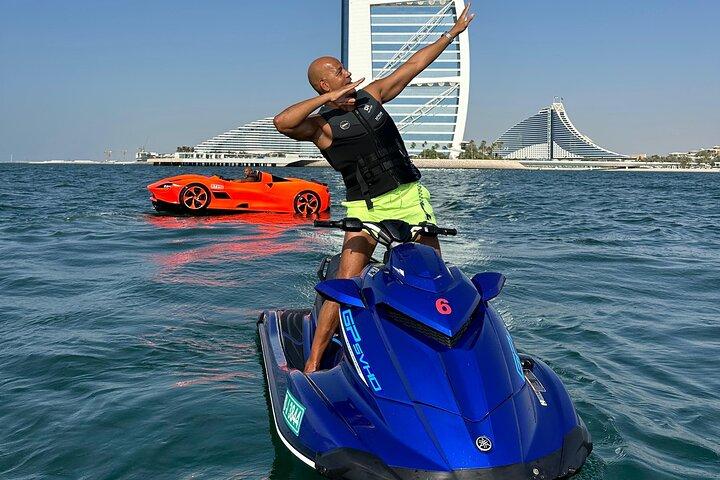 Supercharge Jet Ski Ride DUBAI Views + FREE PICS, VIDS & COFFEE