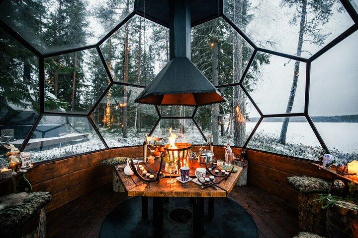 The Arctic Conservatory: A Private Dinner Under Northern Lights**