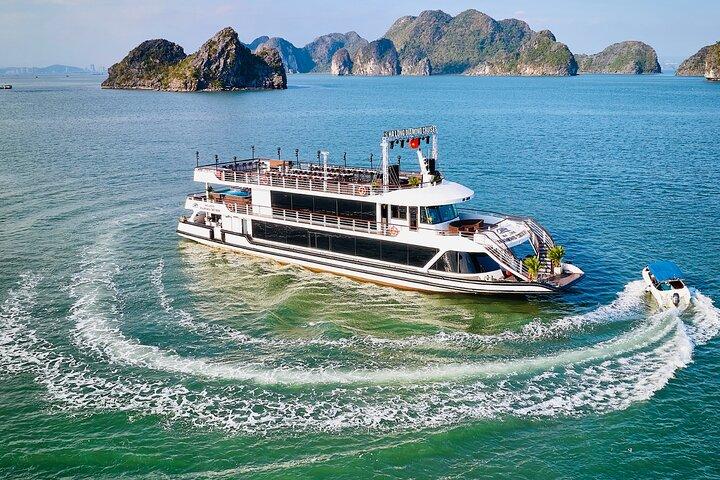 Halong Bay 5-Star Day Cruise, Buffet Lunch, Cave, Kayak, Transfer