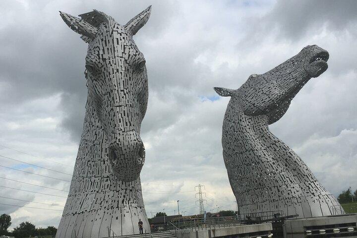 Kelpies, Falkirk Wheel and Glasgow City Day Tour