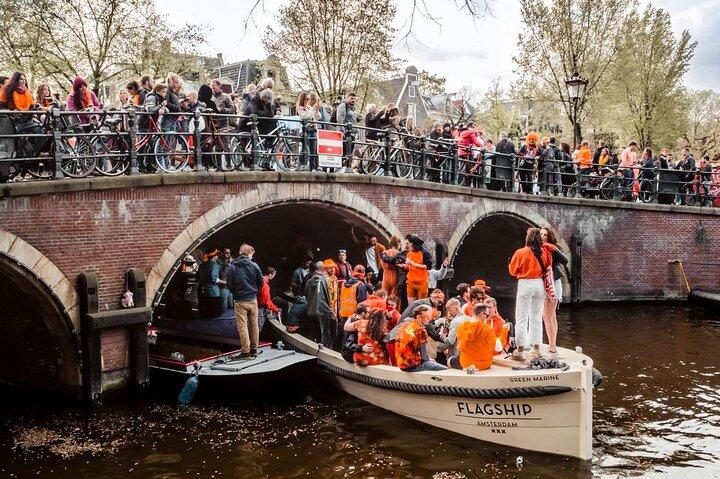Amsterdam King’s Day Boat Party with Unlimited Drinks 2027