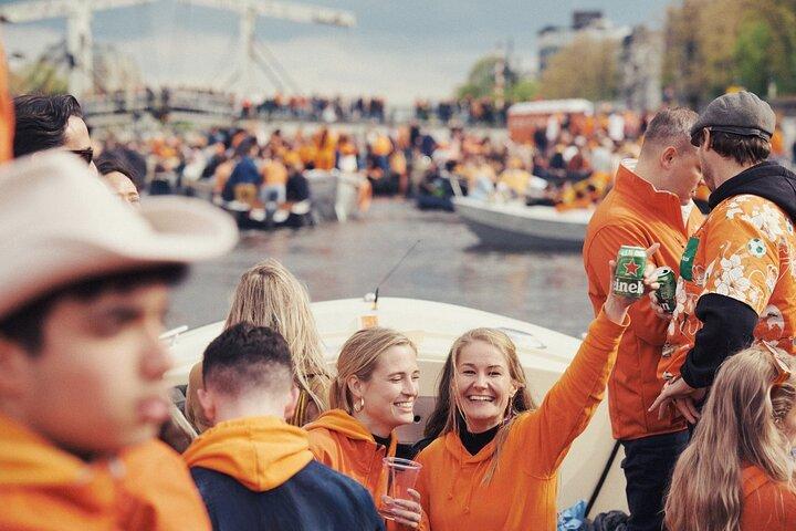 Amsterdam King’s Day Boat Party with Unlimited Drinks 2027