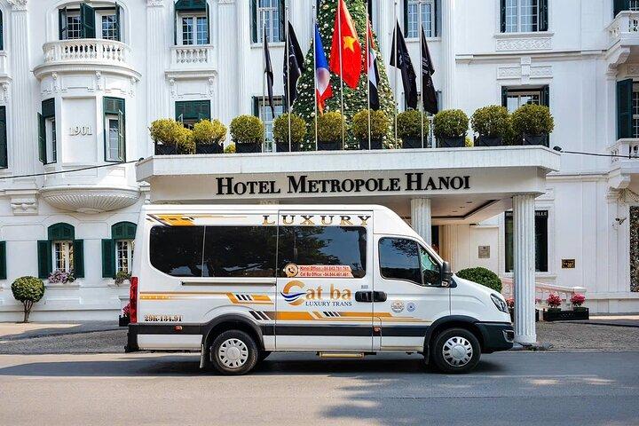 VIP VAN : Hanoi to cat ba or Return by Luxury van