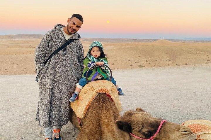 Agafay Desert: Camel Ride, Dinner, show & Pool (Quad Optional)
