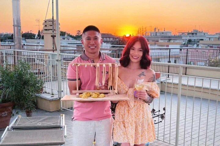 Inspirational Cooking on the Roman Chef's Panoramic Terrace
