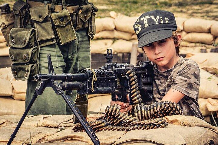 Military Experience Tank Driving and AK 47 Shooting
