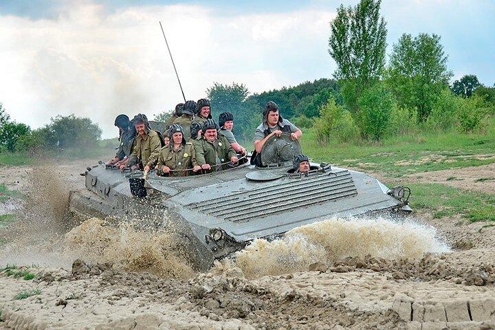 Military Experience Tank Driving and AK 47 Shooting
