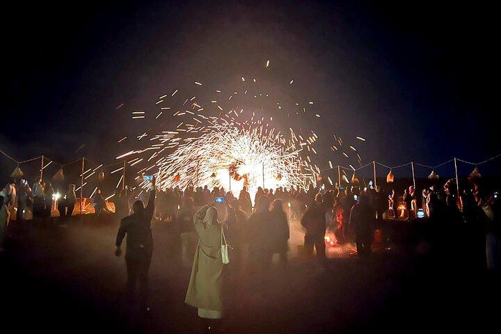 Marrakech : Agafay Desert sunset Dinner & Fire Show