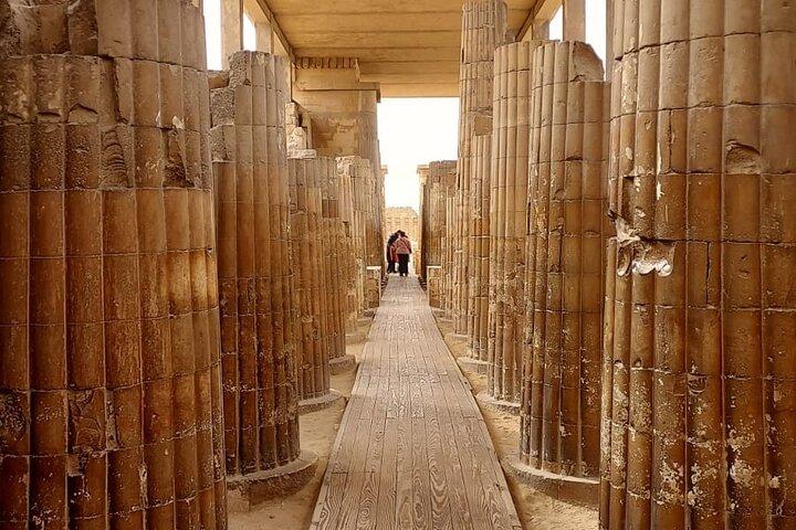 Giza Pyramids & Grand Egyptian Museum Tour with Guide & Tickets