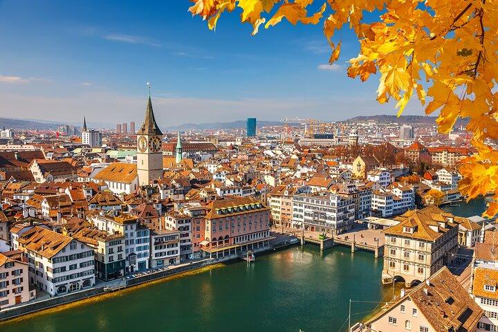 Private transfer from Zermatt to Zurich with 3h Sightseeing stops