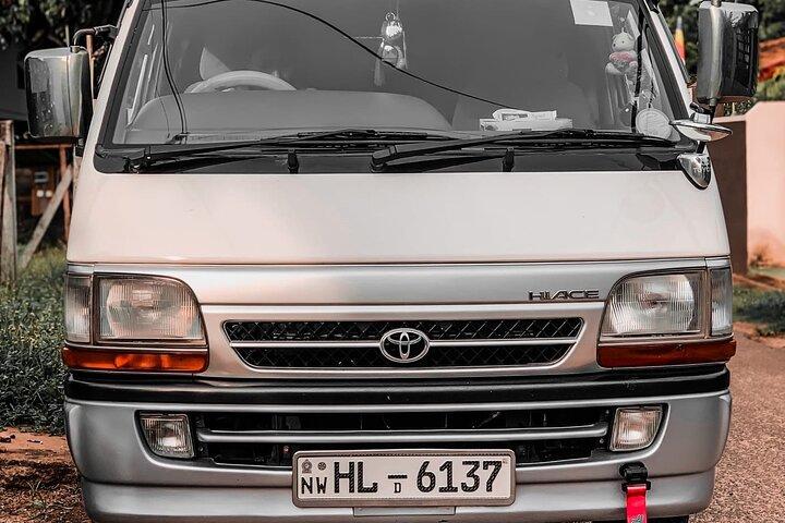 IR Sri lanka Colombo airport to kalpitiya hotel Van and Car Hire