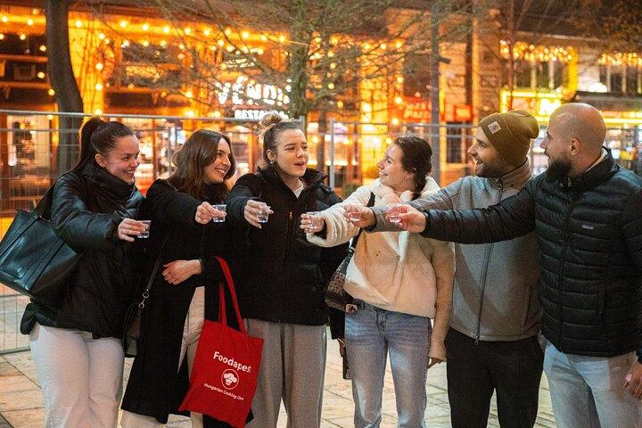 Budapest Tipsy Food Tour with Wines, Small Group & Local Guide