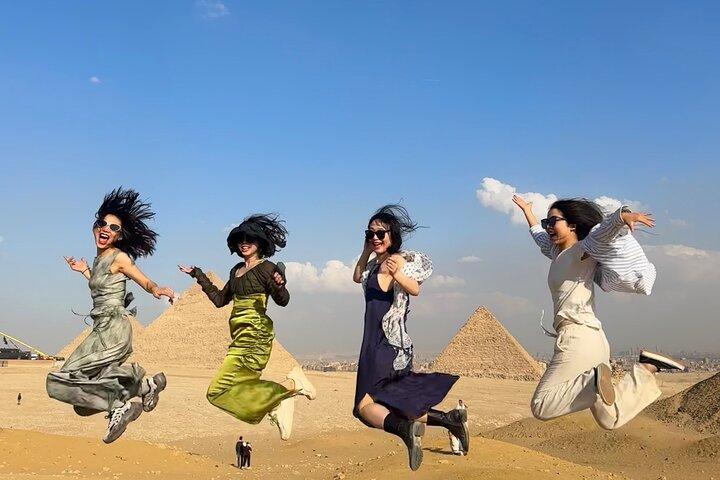 Giza Pyramids Sphinx Camel Ride and Grand Egyptian Museum