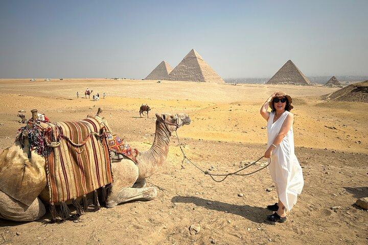 Giza Pyramids Sphinx Camel Ride and Grand Egyptian Museum