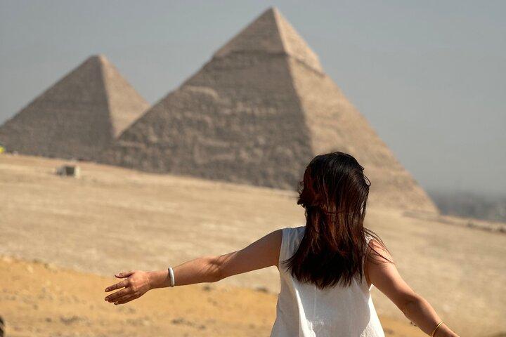 Giza Pyramids Sphinx Camel Ride and Grand Egyptian Museum