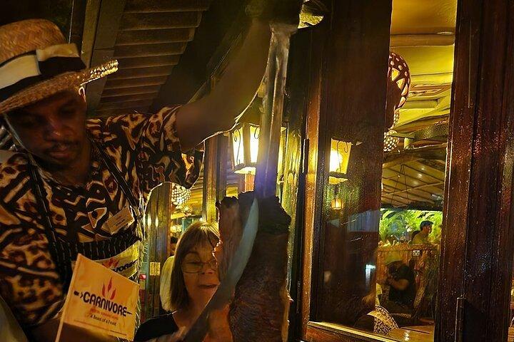 Lunch at Carnivore Restaurant in Nairobi