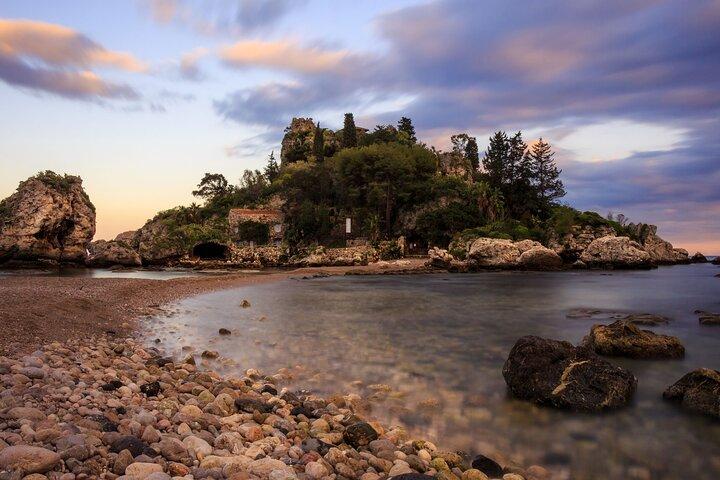 Tour from Taormina to the Godfather and Isola Bella Boat Tour