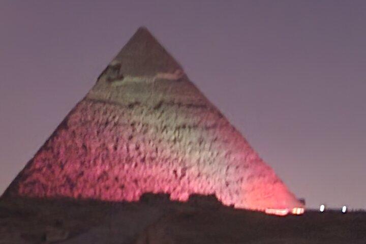 Pyramids View Sunset 3 Hours with dinner and shopping
