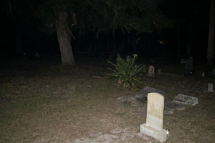St. Augustine Ghost Ride: Haunted House, Creepy park + Cemetery