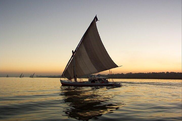 Sunset Felucca Ride on The Nile in Luxor