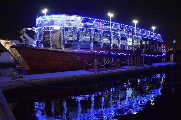 Luxury Dhow Dinner Cruise at Dubai Marina with Dinner & Transfers