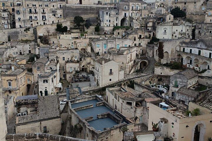 Tradition of Puglia : Altamura bread and stones of Matera da Bari