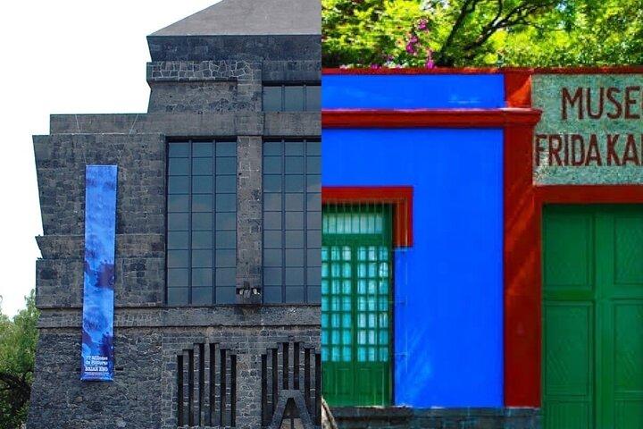 Entrance to Frida Kahlo and Diego Rivera Anahuacalli Museum on CDMX
