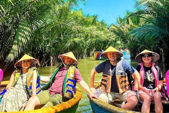 Basket Boat Ride, Coconut Forest, Sunset and Hoi An Town by Night