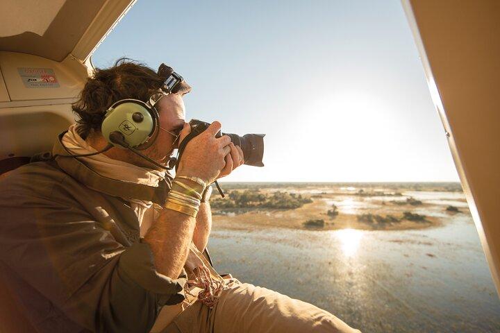 45-Minutes Okavango Delta Helicopter Tour with Champagne Stop