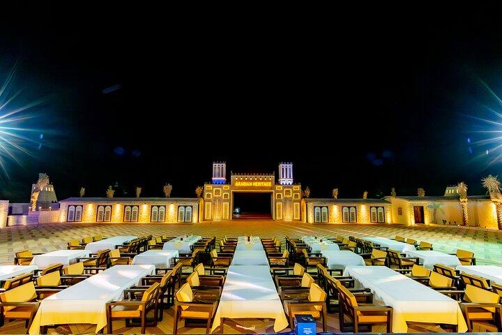 Dubai Evening Desert Safari With BBQ Dinner at Arabian Heritage
