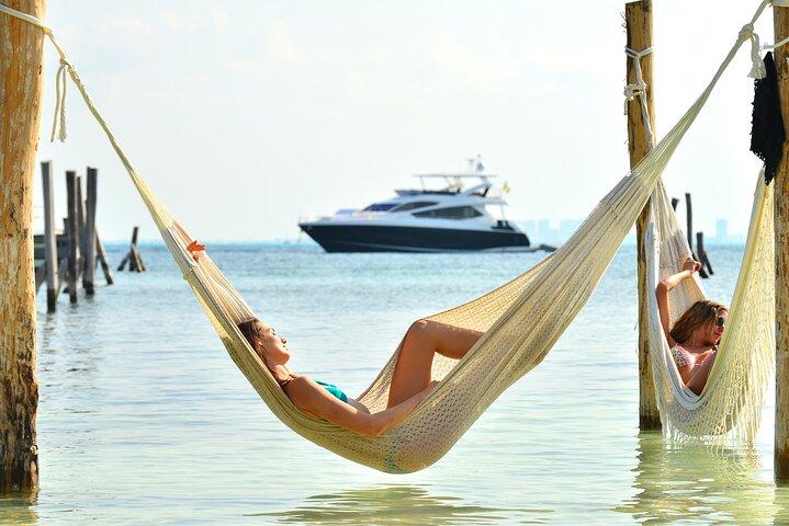 Sail Away Catamaran Day Trip with Snorkeling to Isla Mujeres