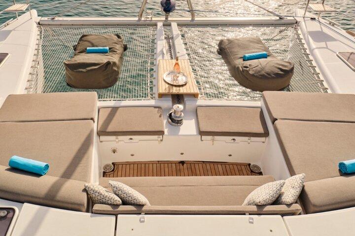 Heraklion: Dia Catamaran Cruise with Lunch by Top-50 Greek Chef