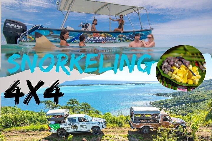 French Polynesia Snorkeling and 4X4 Adventure Tour with Buffet