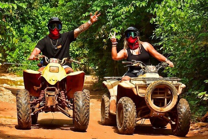 Discover the El Cedral town on ATVs: extreme adventure in Cozumel