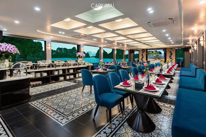 Halong Bay Carnival Cruise Kayak, Explore Caves, Lunch and Party
