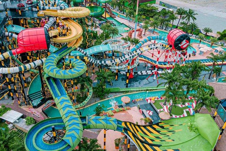 Columbia Pictures Aquaverse Water Park Experience in Pattaya