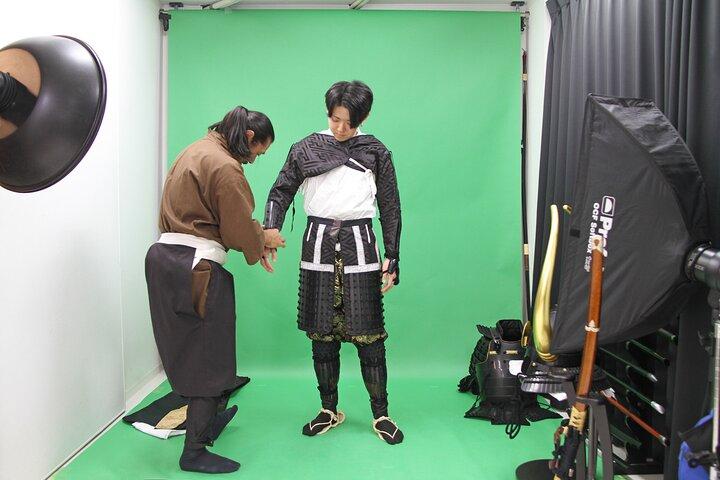 Tokyo Samurai Armor Experience in a Photo Studio