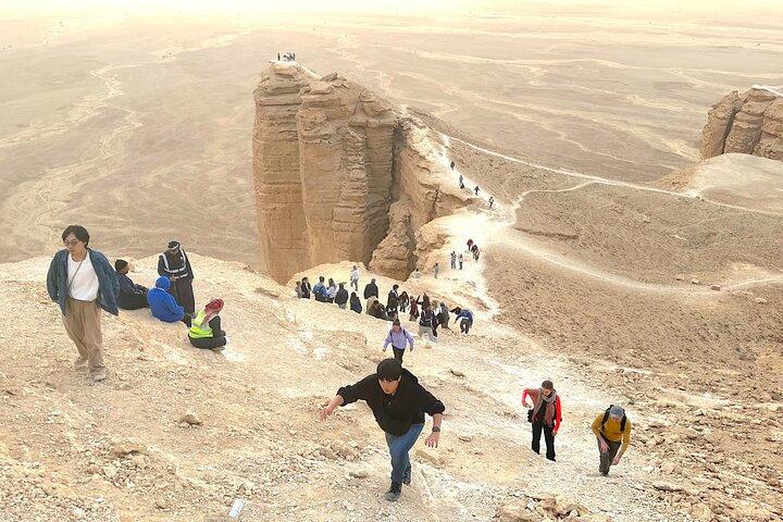 Riyadh Edge of The World Off Road 4x4 Bat Cave & Camels Hike tour