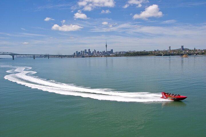 Jetboat Adventure Auckland Harbour.